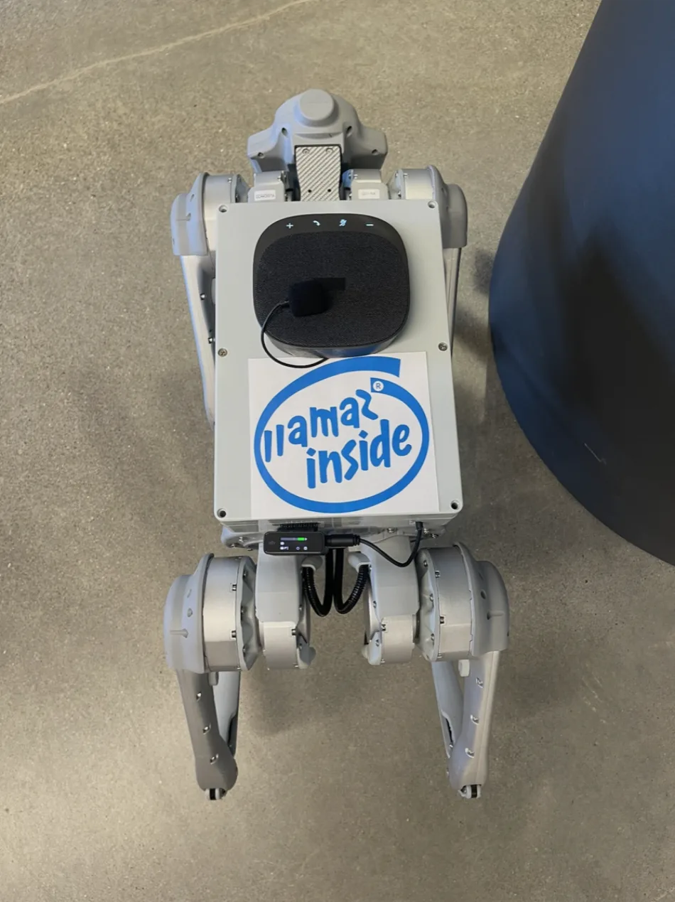 Robot dog with Llama 2